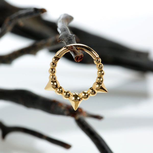 Gold Spike piercing
